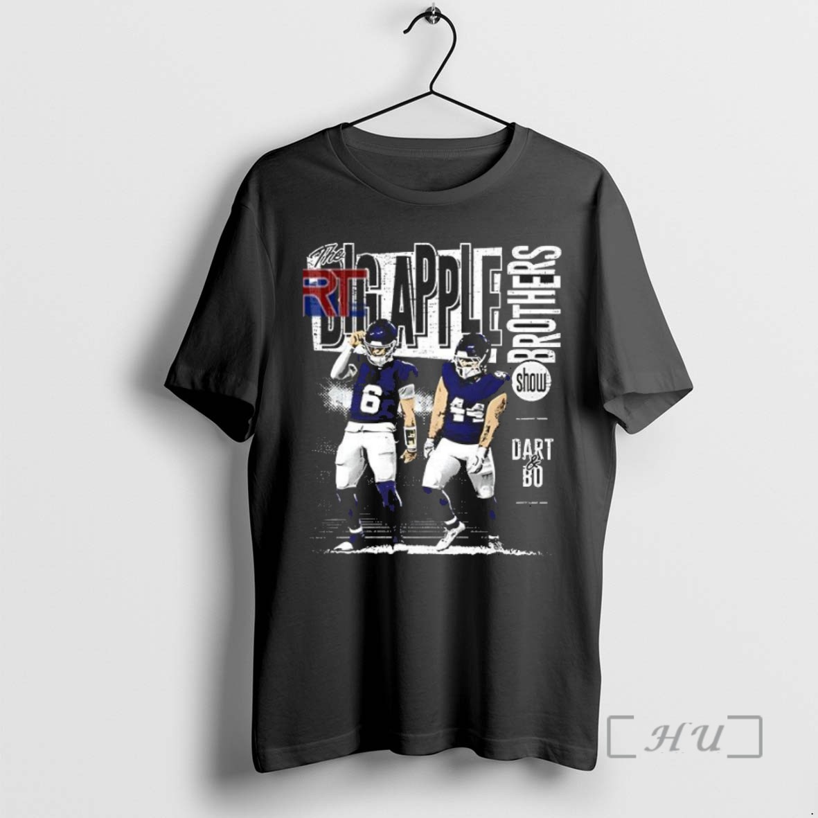Officials Jaxson Dart And Cam Skattebo New York Giants Big Apple Brothers T Shirts Sweater Hoodie