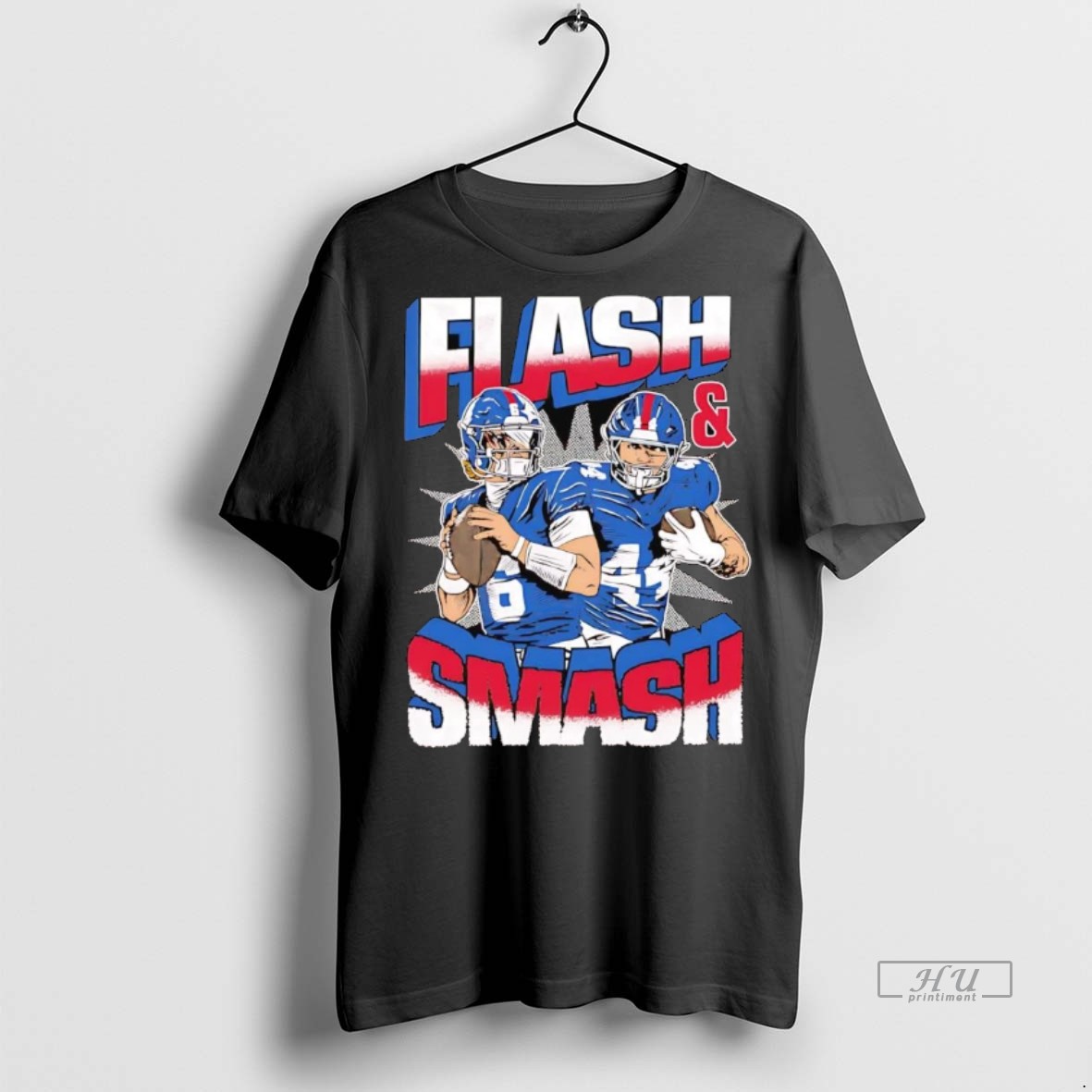 Officials Jaxson Dart And Cam Skattebo Flash And Smash New York Giants Tee Shirt Sweater Hoodie