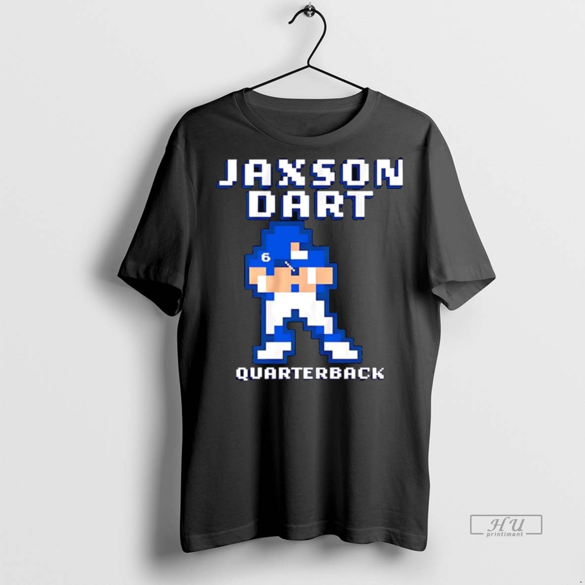 Officials Jaxson Dart Pixel Baller Quarterback New York Giants Tee Shirt Sweater Hoodie