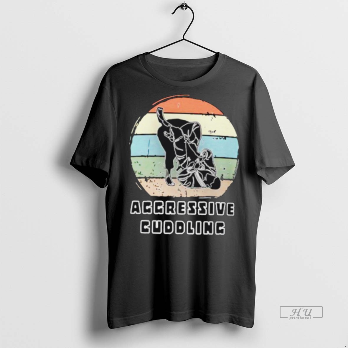 Officials Jiu Jitsu Aggressive Cuddling Vintage Graphic Tee Shirt Sweater Hoodie