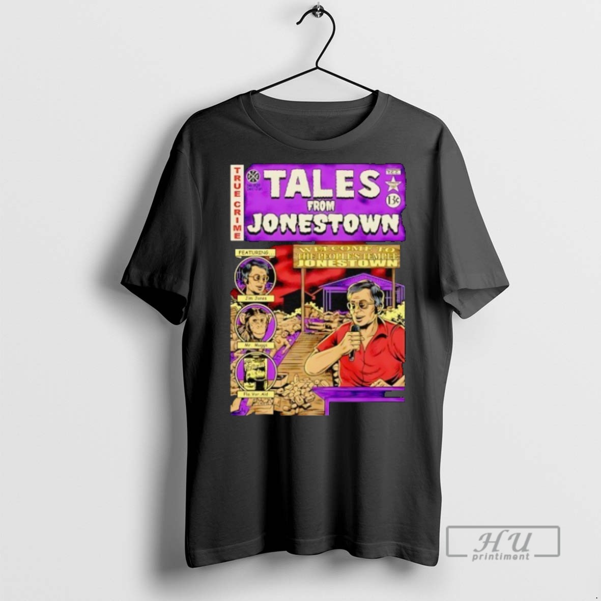 Officials Jonestown And Jim Jones Tales From Jonestown True Crime T Shirt Sweatshirt Hoodies