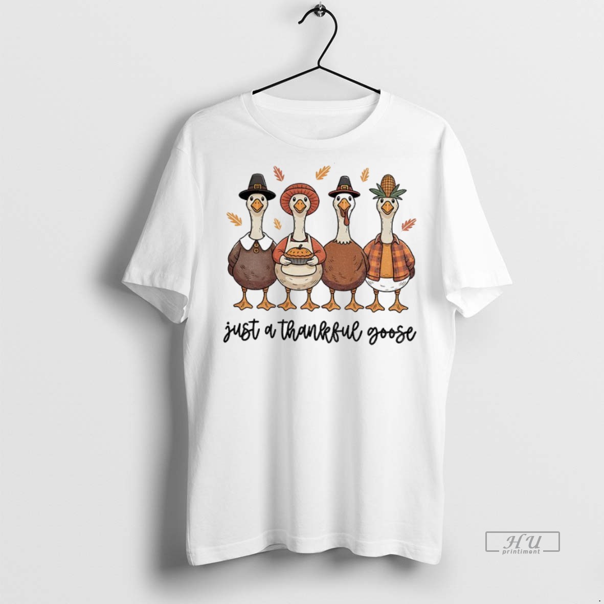 Officials Just A Thankful Goose Thanksgiving 2025 Tee Shirt Sweater Hoodie