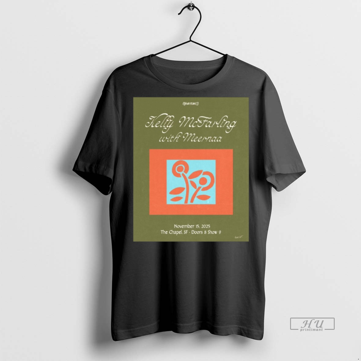 Officials Kelly Mcfarling With Meernaa November 15 2025 The Chapel San Francisco Tour Graphic Tee Shirt Sweater Hoodie