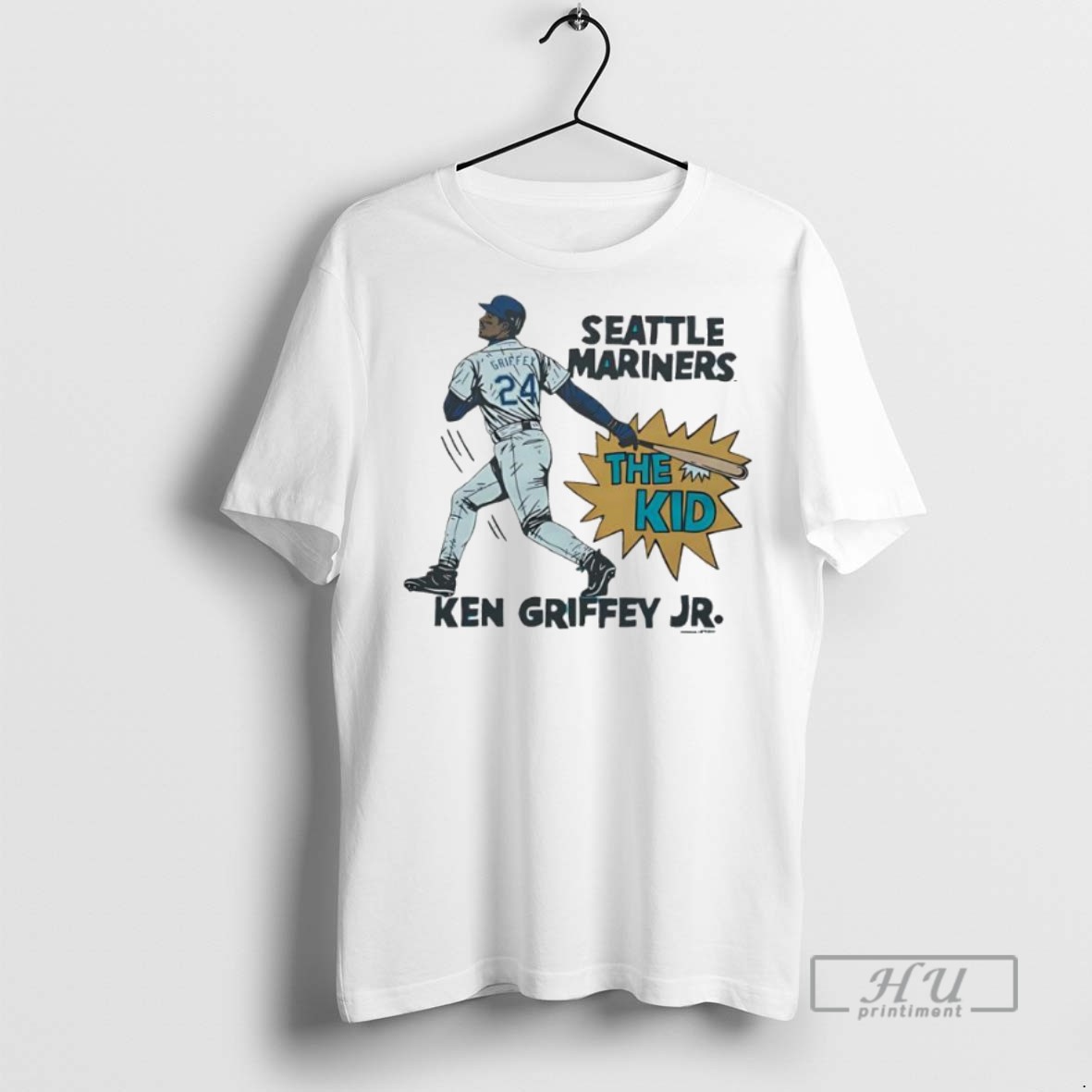 Officials Ken Griffey Jr Seattle Mariners The Kid Home Graphic T Shirt Sweatshirt Hoodies