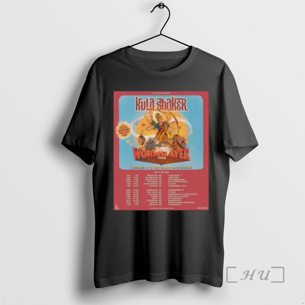 Officials Kula Shaker The Wormslayer Tour 2026 Tee Sweater Hoodie