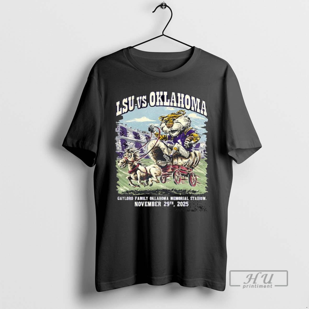 Officials Lsu Tigers Vs Oklahoma Sooners Nfl 2025 Game Day Mascot T Shirt Sweatshirt