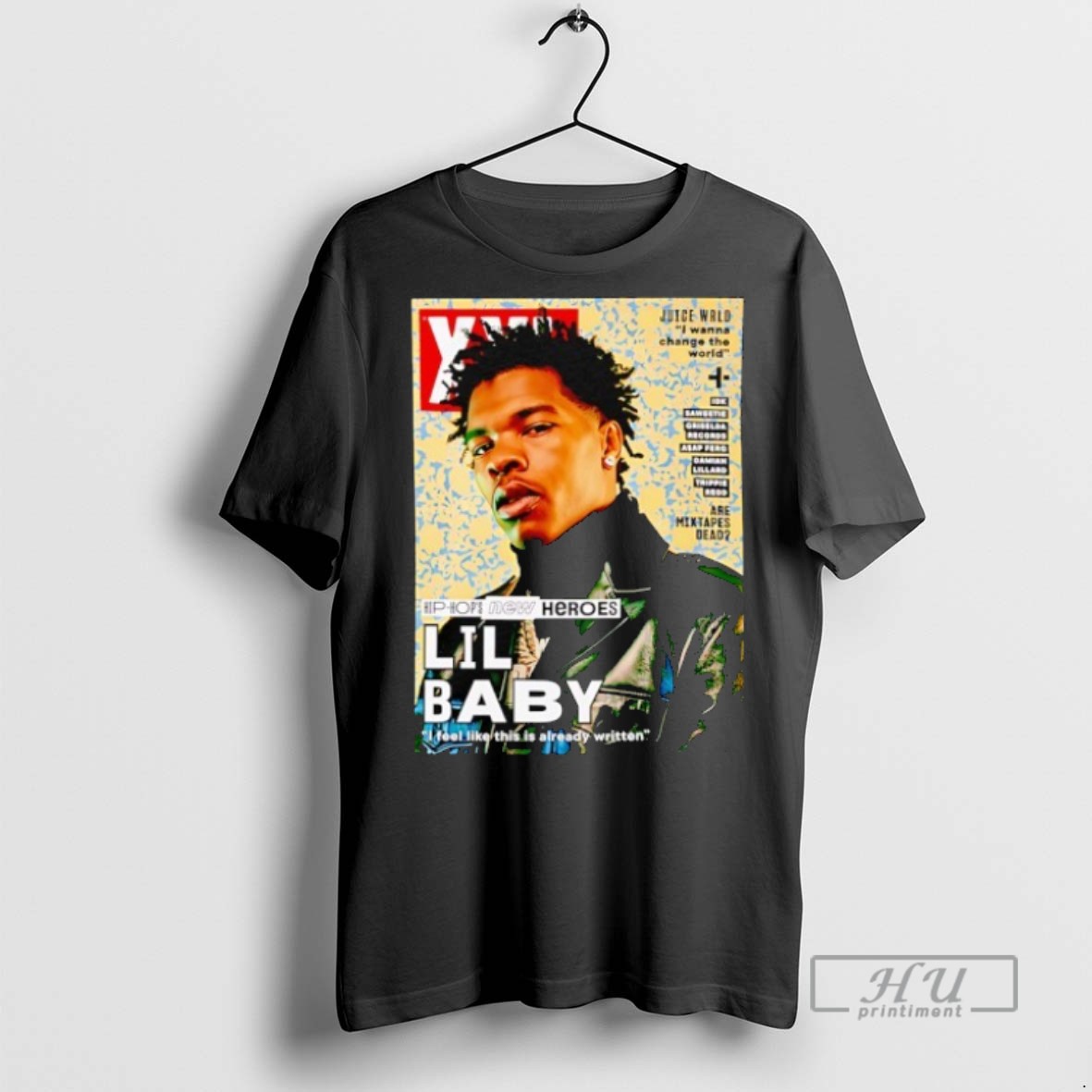 Officials Lil Baby Hip Hops New Heroes Juice Wrld I Wanna Change The World T Shirt Sweatshirt Hoodies