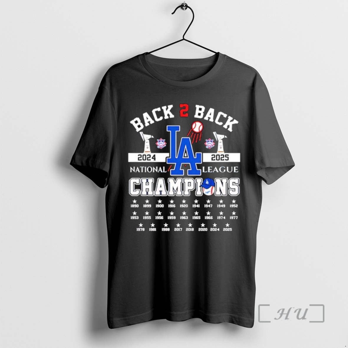 Officials Los Angeles Dodgers B2b 2024 2025 National League Champions T Shirt Sweater Hoodie