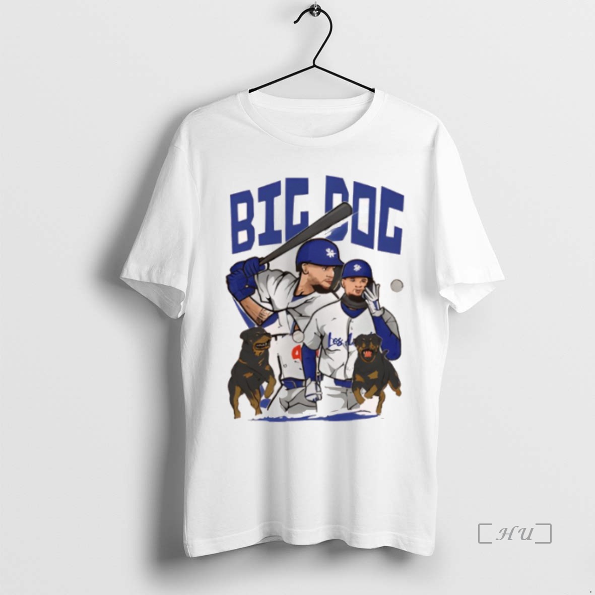 Officials Los Angeles Dodgers The Big Dog Baseball T Shirt Sweater Hoodie
