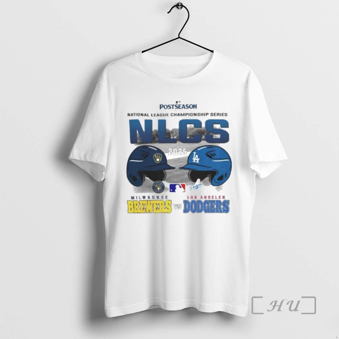 Officials Los Angeles Dodgers Vs Milwaukee Brewers 2025 Postseason Nlcs Matchup Ornaments T Shirt Sweater Hoodie