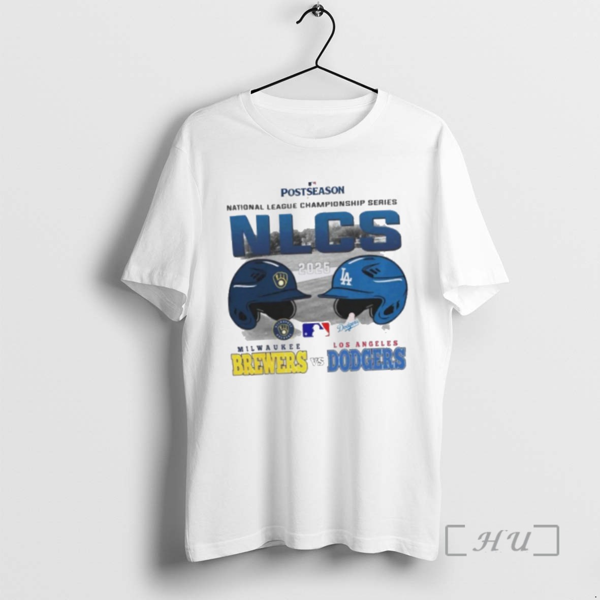 Officials Los Angeles Dodgers Vs Milwaukee Brewers 2025 Postseason Nlcs Matchup T Shirt Sweater Hoodie