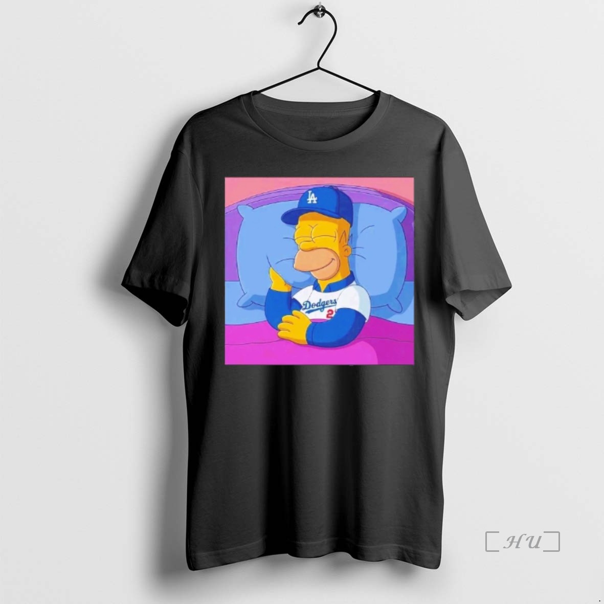Officials Los Angeles Dodgers Big Fan Simpson Sleeping T Shirts Sweater Hoodie