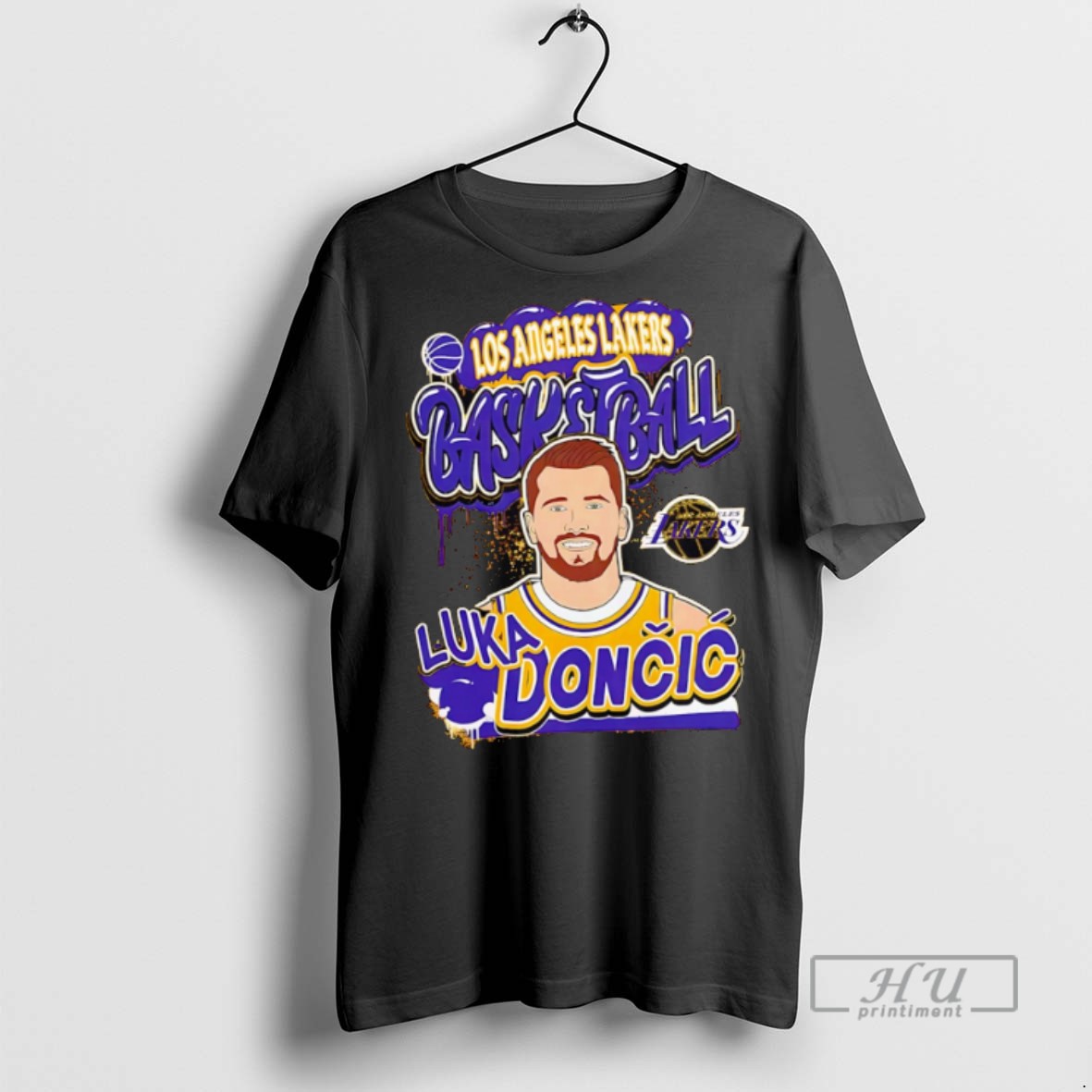 Officials Los Angeles Lakers Luka Doncic 77 Yellow Baller Art T Shirt Sweatshirt