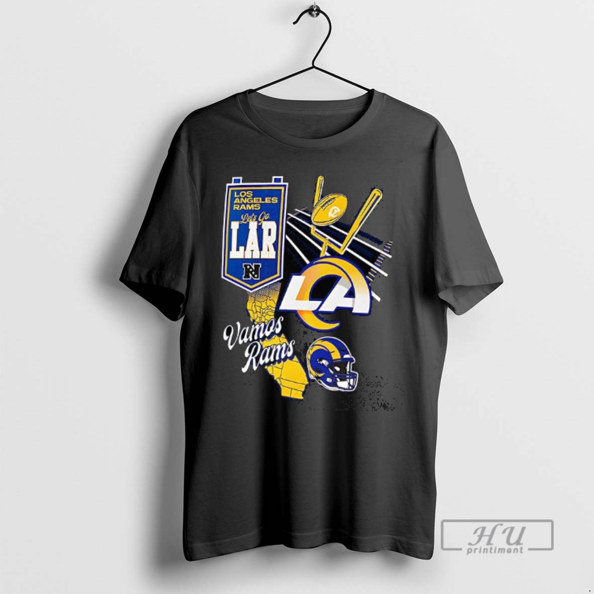 Officials Los Angeles Rams Football Lets Go Lar Vamos Rams T Shirt Sweatshirt