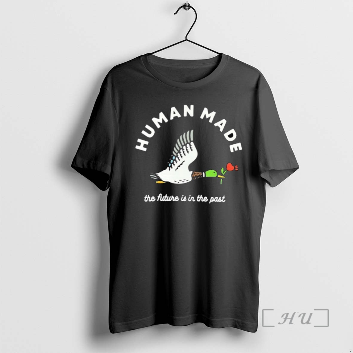 Officials Mallard Duck Holding Flower Human Made The Future Is In The Past Tee Sweater Hoodie