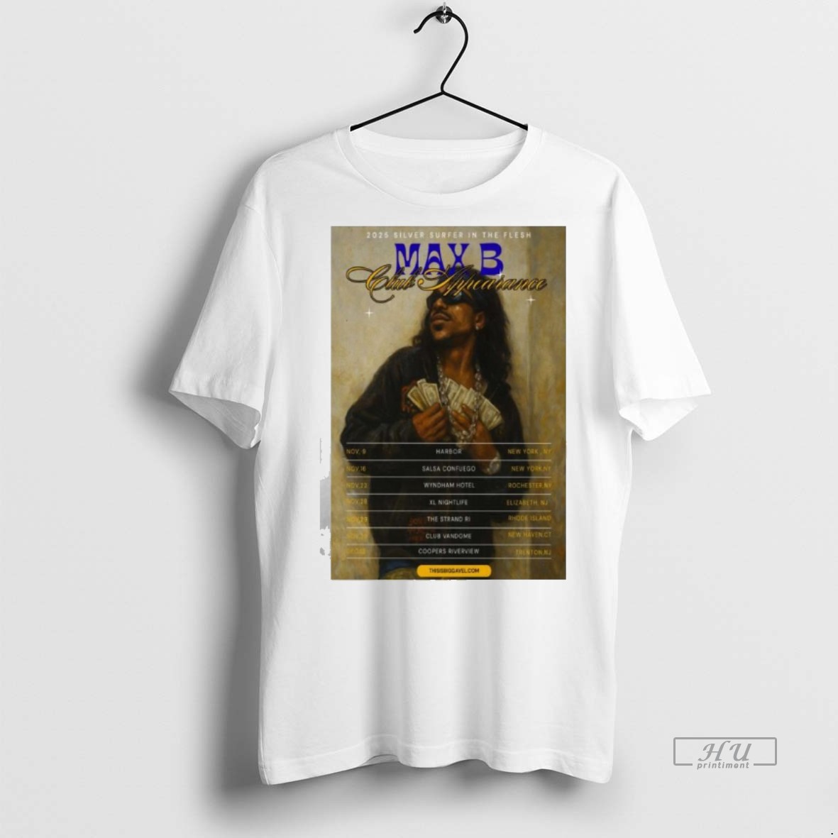 Officials Max B Silver Surfer In The Flesh 2025 Tee Shirt Sweater Hoodie