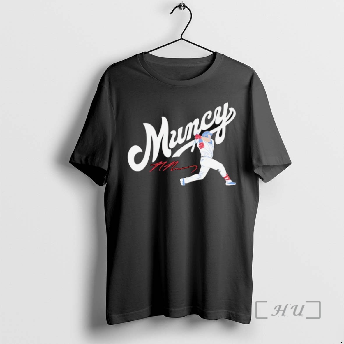 Officials Max Muncy Los Angeles Dodgers Baseball Signature Shirts Sweater Hoodie