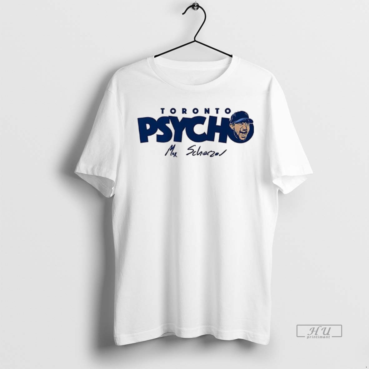 Officials Max Scherzer Toronto Blue Jays Baseball Psycho Signature T Shirts Sweater Hoodie