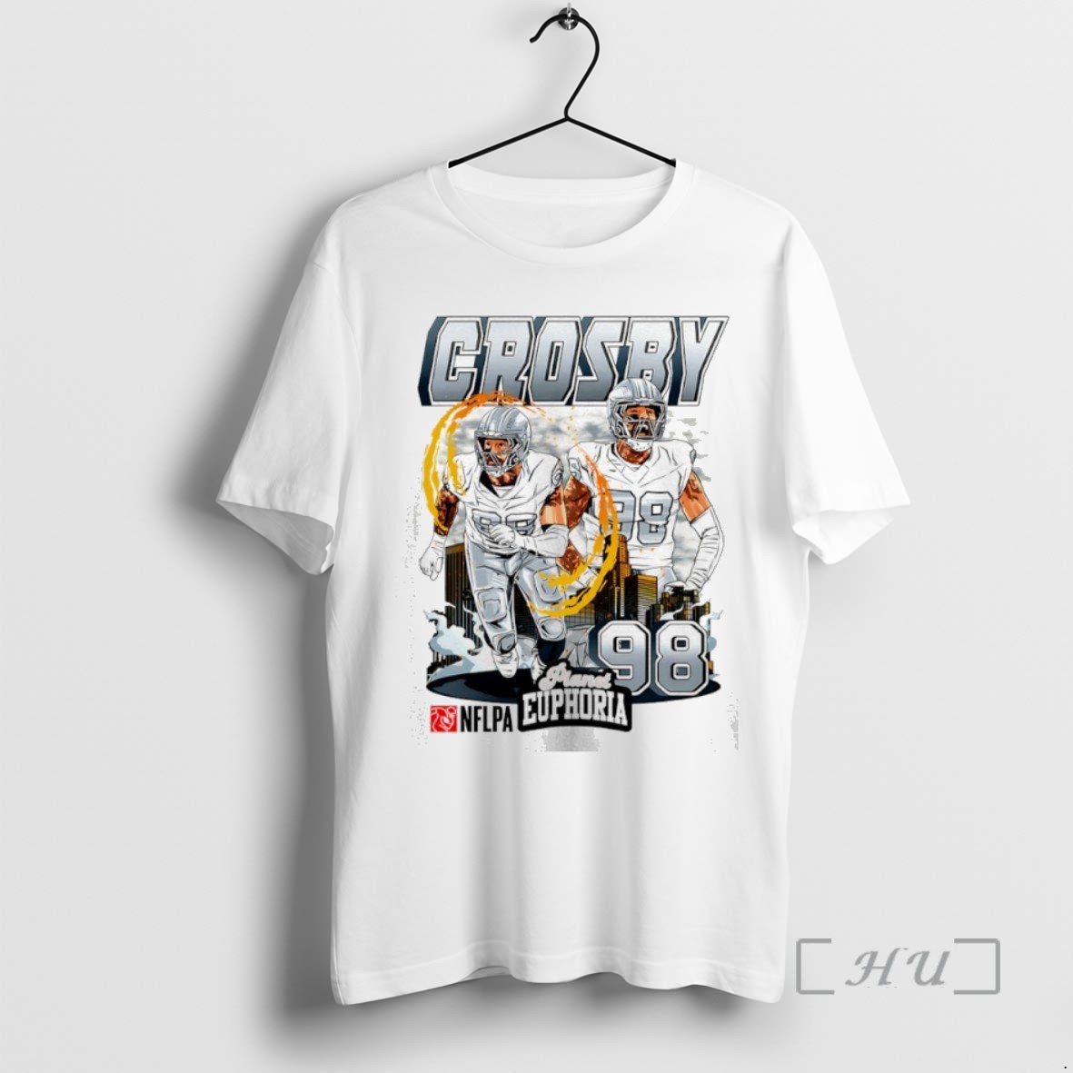 Officials Maxx Crosby 98 Las Vegas Raiders Defensive End Comic T Shirt Sweater Hoodie