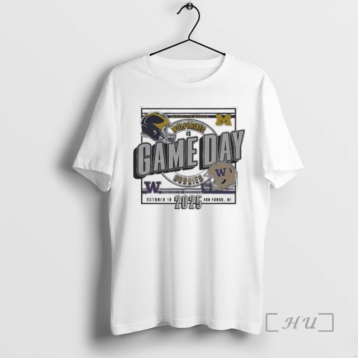 Officials Michigan Wolverines Vs Washington Huskies Gameday 2025 T Shirt Sweater Hoodie