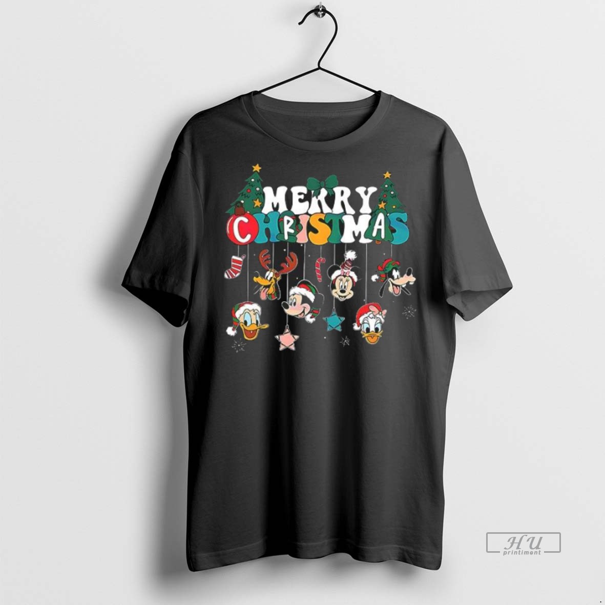 Officials Mickey And Friends Merry Christmas Ornaments Snowflakes Tee Shirt Sweater Hoodie