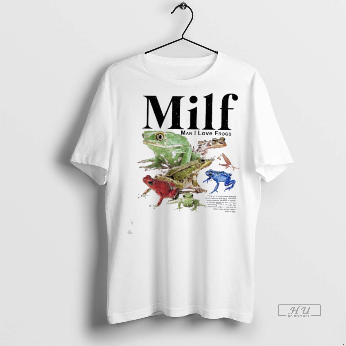 Officials Milf Man I Love Frogs Graphic Tee Shirt Sweater Hoodie