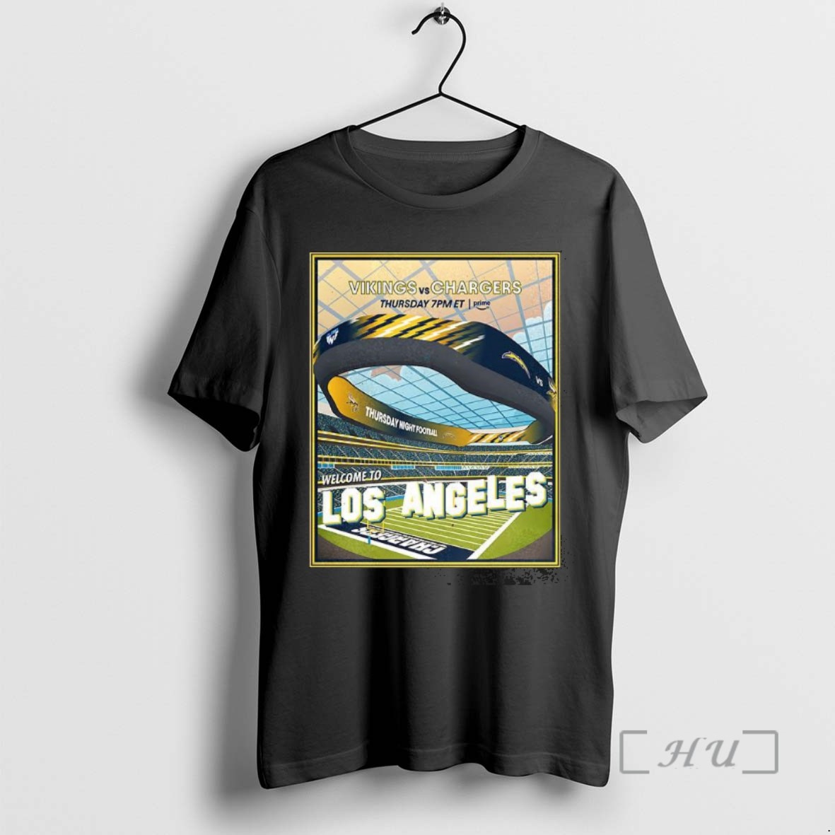 Officials Minnesota Vikings Vs Los Angeles Chargers Nfl 2025 Welcome To Los Angeles Stadium T Shirt Sweater Hoodie