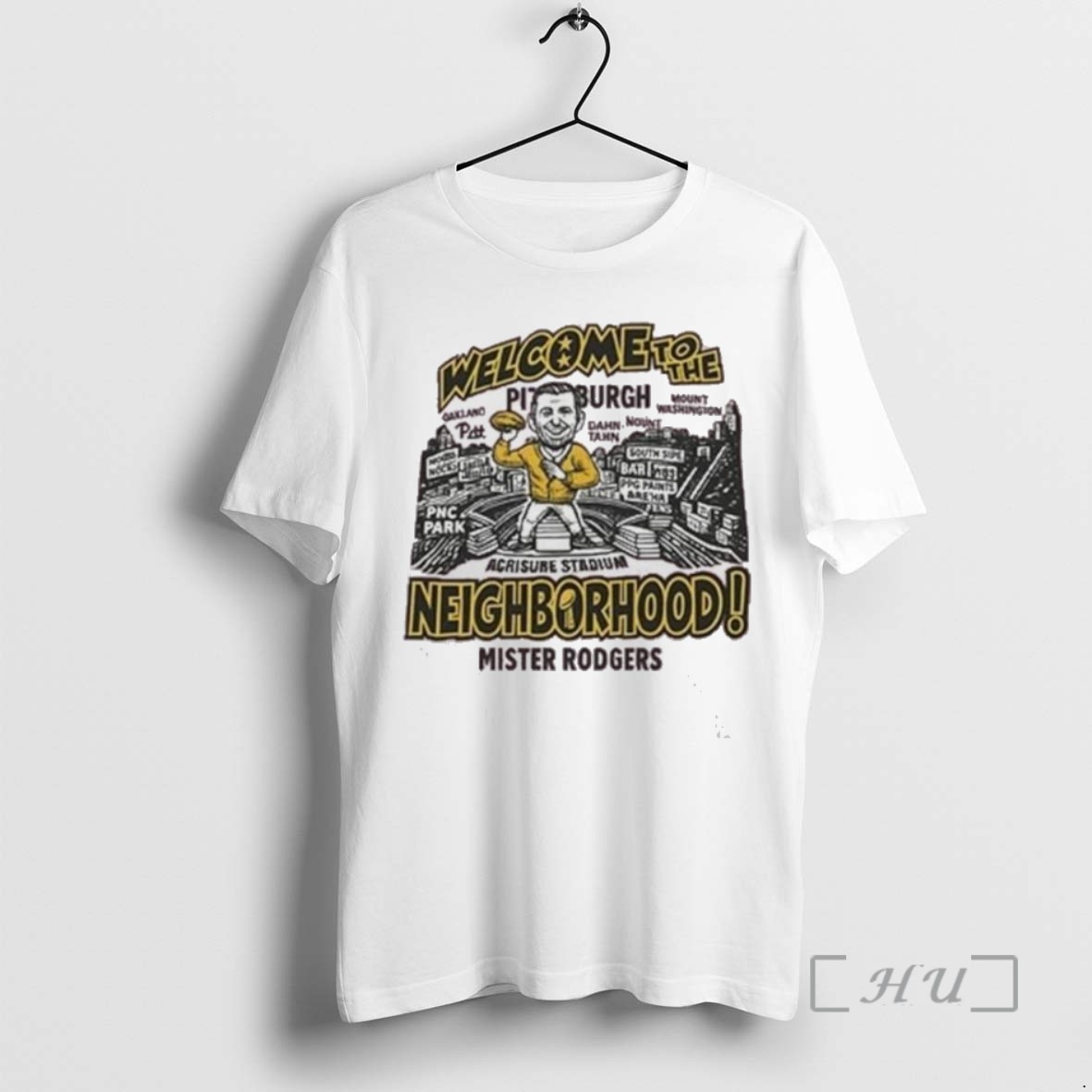 Officials Mister Aaron Rodgers Welcome To The Pittsburgh Steelers Neighborhood T Shirt Sweater Hoodie