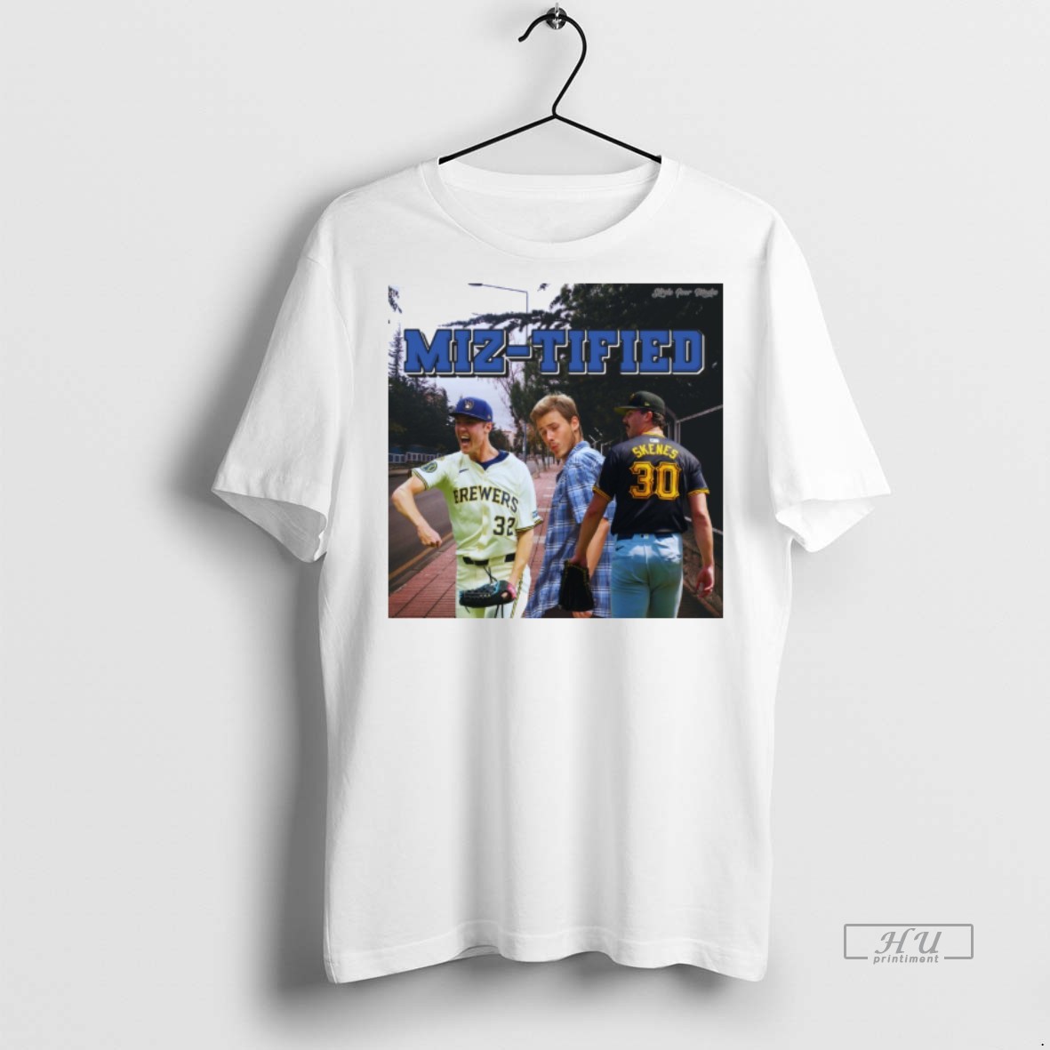 Officials Miz Tified Christian Yelich Milwaukee Brewers And Paul Skenes Pittsburgh Pirates Meme Tee Shirt Sweater Hoodie