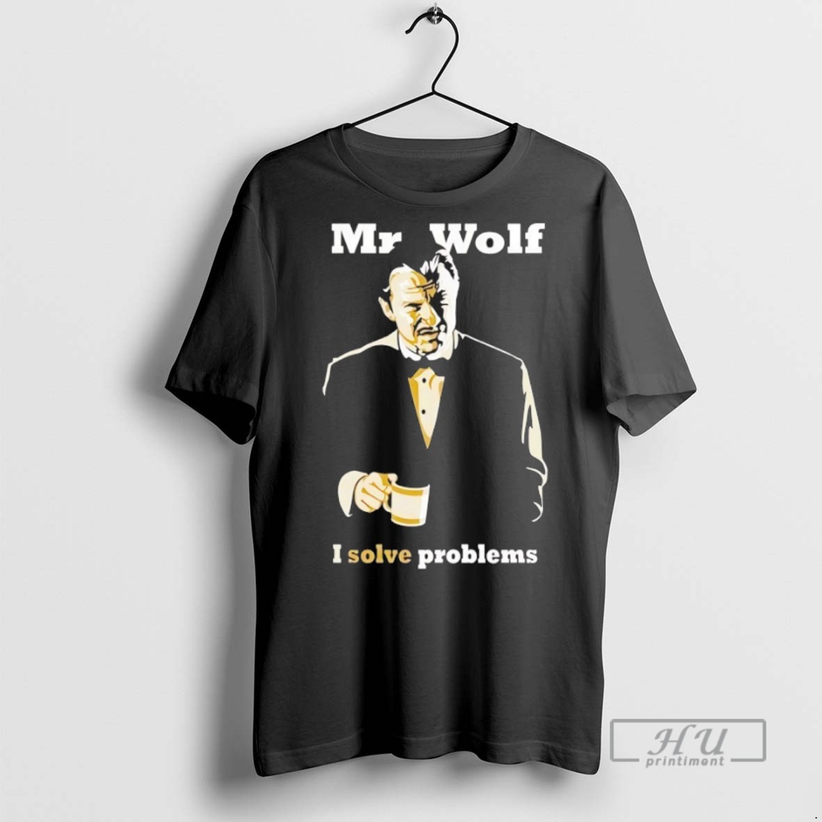 Officials Mr Wolf I Solve Problems T Shirts Sweatshirt Hoodies