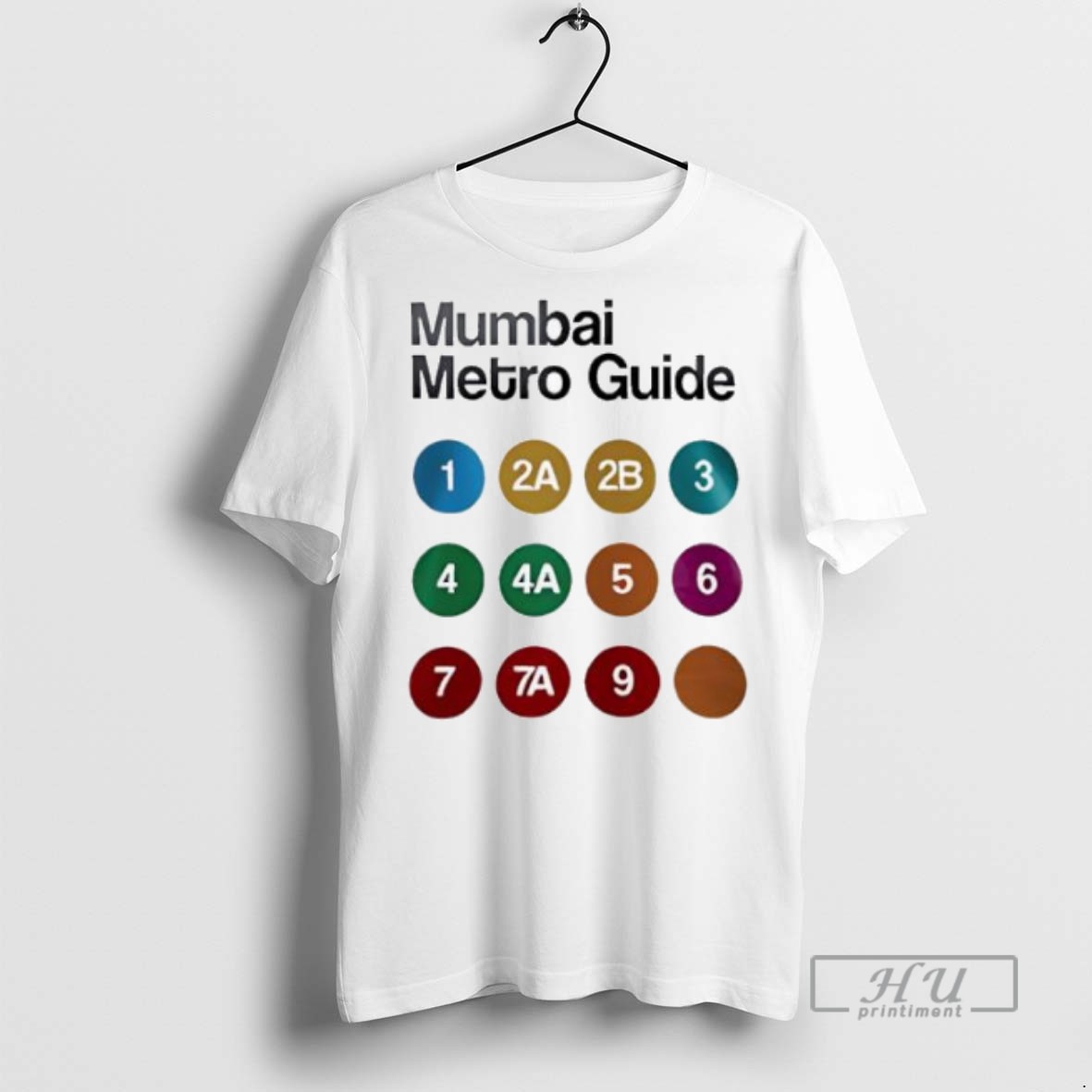 Officials Mumbai Metro Guide Code Numbered Logo T Shirt Sweatshirt Hoodies