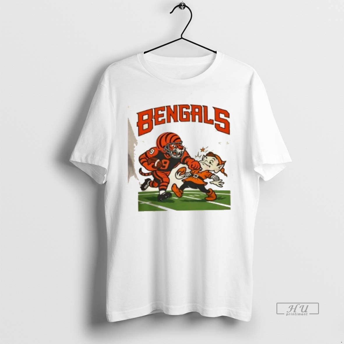 Officials Nfl Cincinnati Bengals Win Cleveland Browns Lose Mascots Battle Tee Shirt Sweater Hoodie