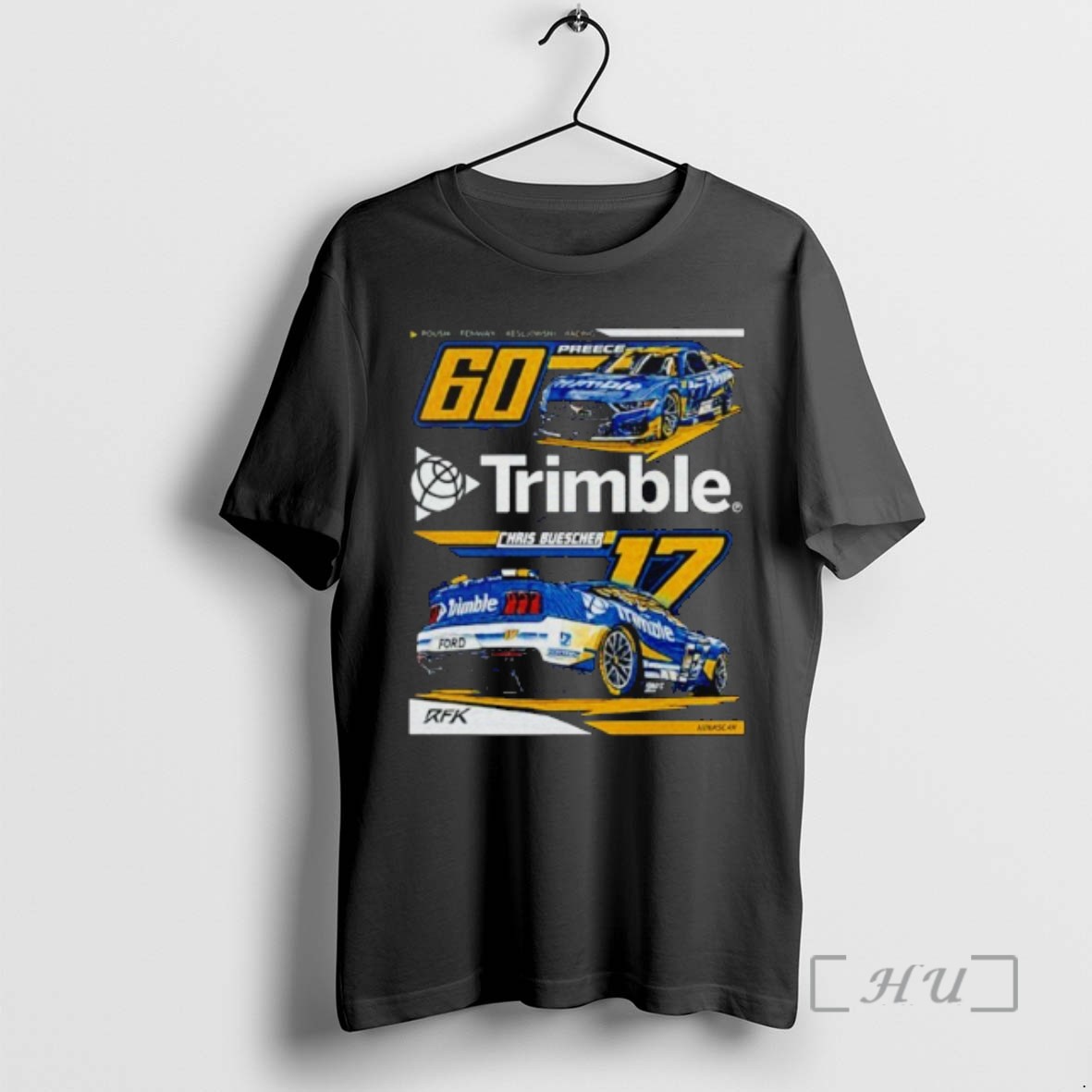 Officials Nascar Rfk Trimble Chais Buescher 60 Preece Tee Sweater Hoodie