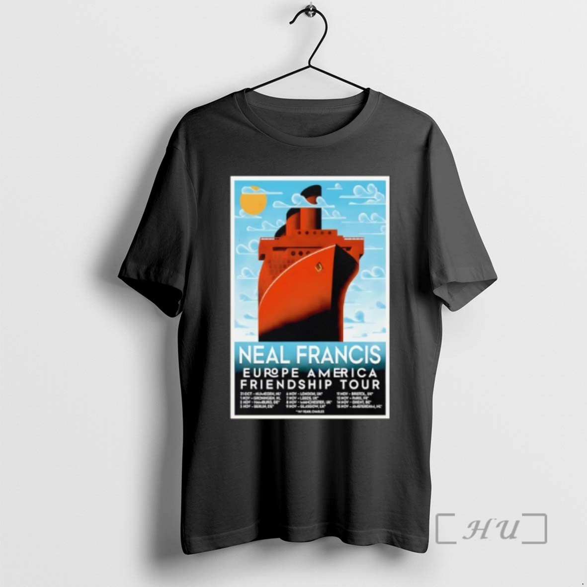 Officials Neal Francis Europe America Friendship Tour 2025 Tee Sweater Hoodie