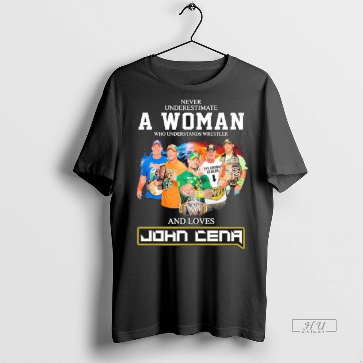 Officials Never Underestimate A Woman Who Understands Wrestler And Loves John Cena Tee Shirt Sweater Hoodie