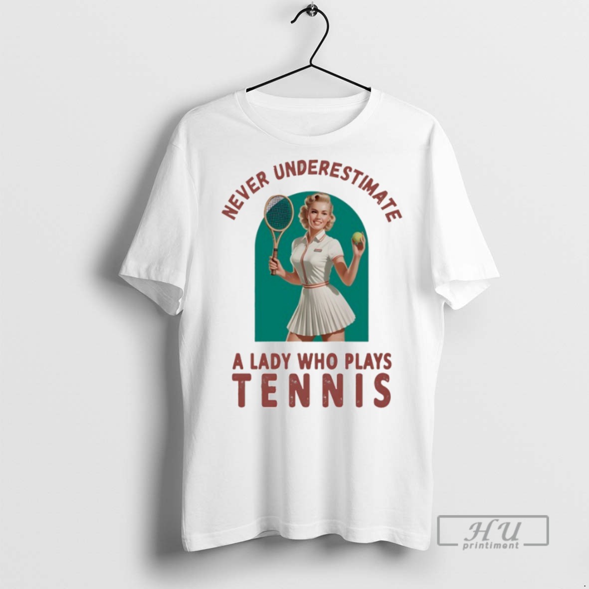Officials Never Underestimate A Lady Who Plays Tennis T Shirts Sweatshirt Hoodies
