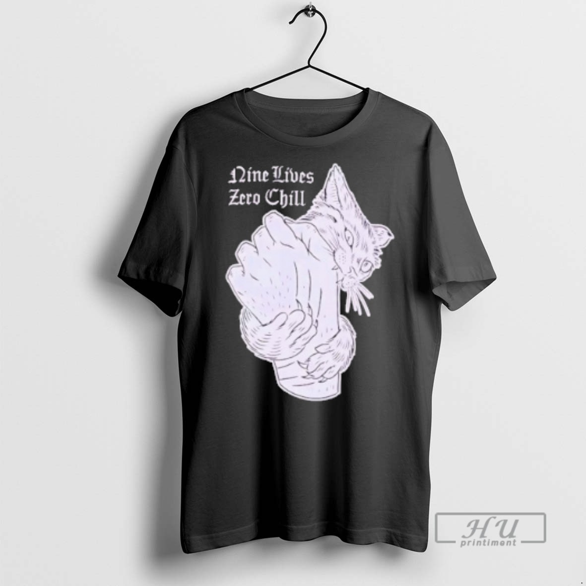 Officials Nine Lives Zero Chill Cat T Shirt Sweatshirt