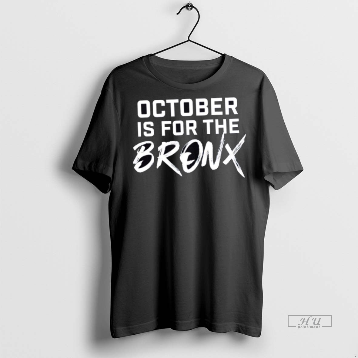 Officials October Is For The Bronx Text Tee Sweater Hoodie