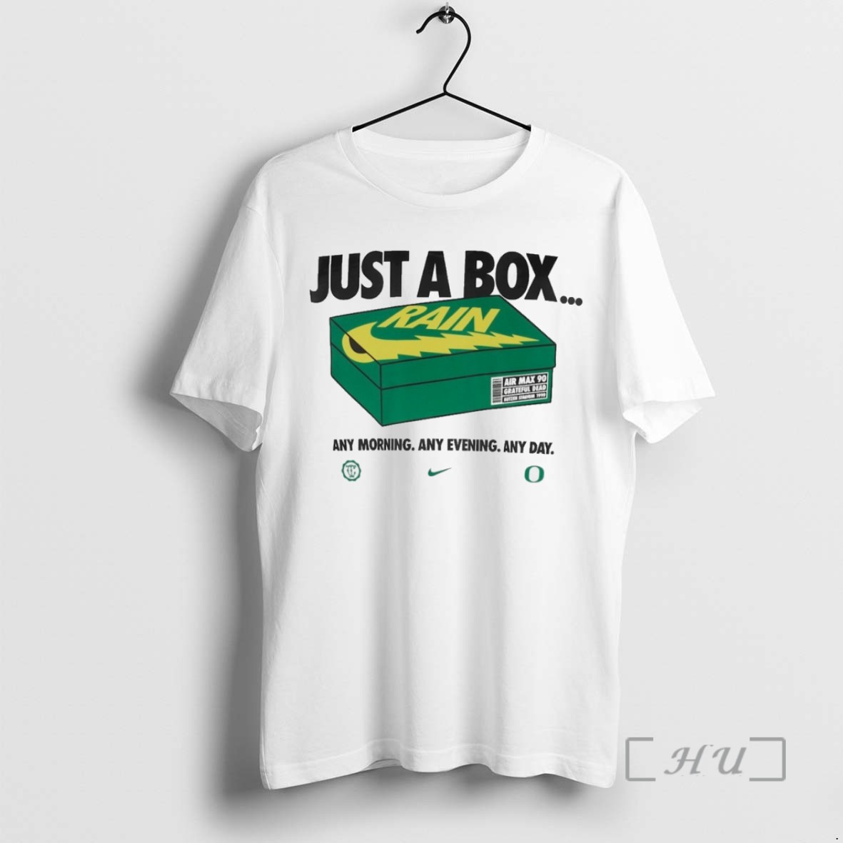 Officials Oregon Ducks Box Of Rain Just A Box Any T Shirt Sweater Hoodie