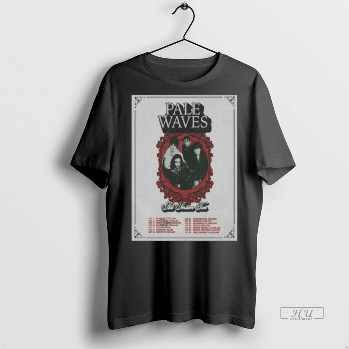 Officials Pale Waves Uk Ireland 2025 Still Smitten Tour Long Sleve Tee Shirt Sweater Hoodie