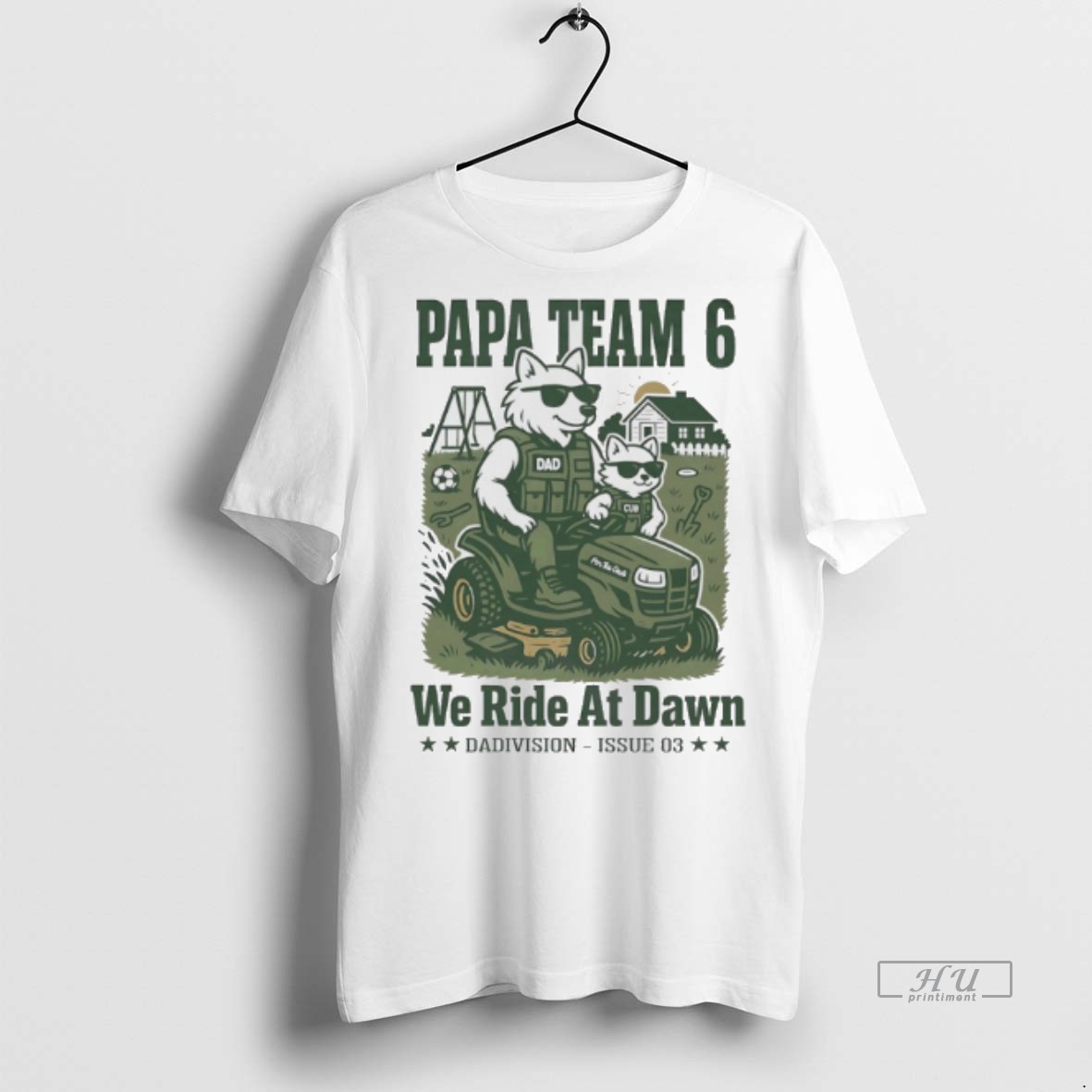 Officials Papa Team 6 We Ride At Dawn Tee Shirt Sweater Hoodie
