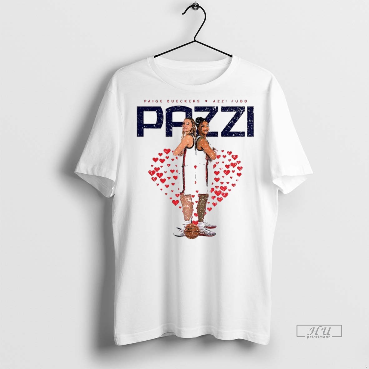 Officials Pazzi Paige Bueckers X Azzi Fudd Mini Hearts Wnba Premium Tee Shirt Sweater Hoodie
