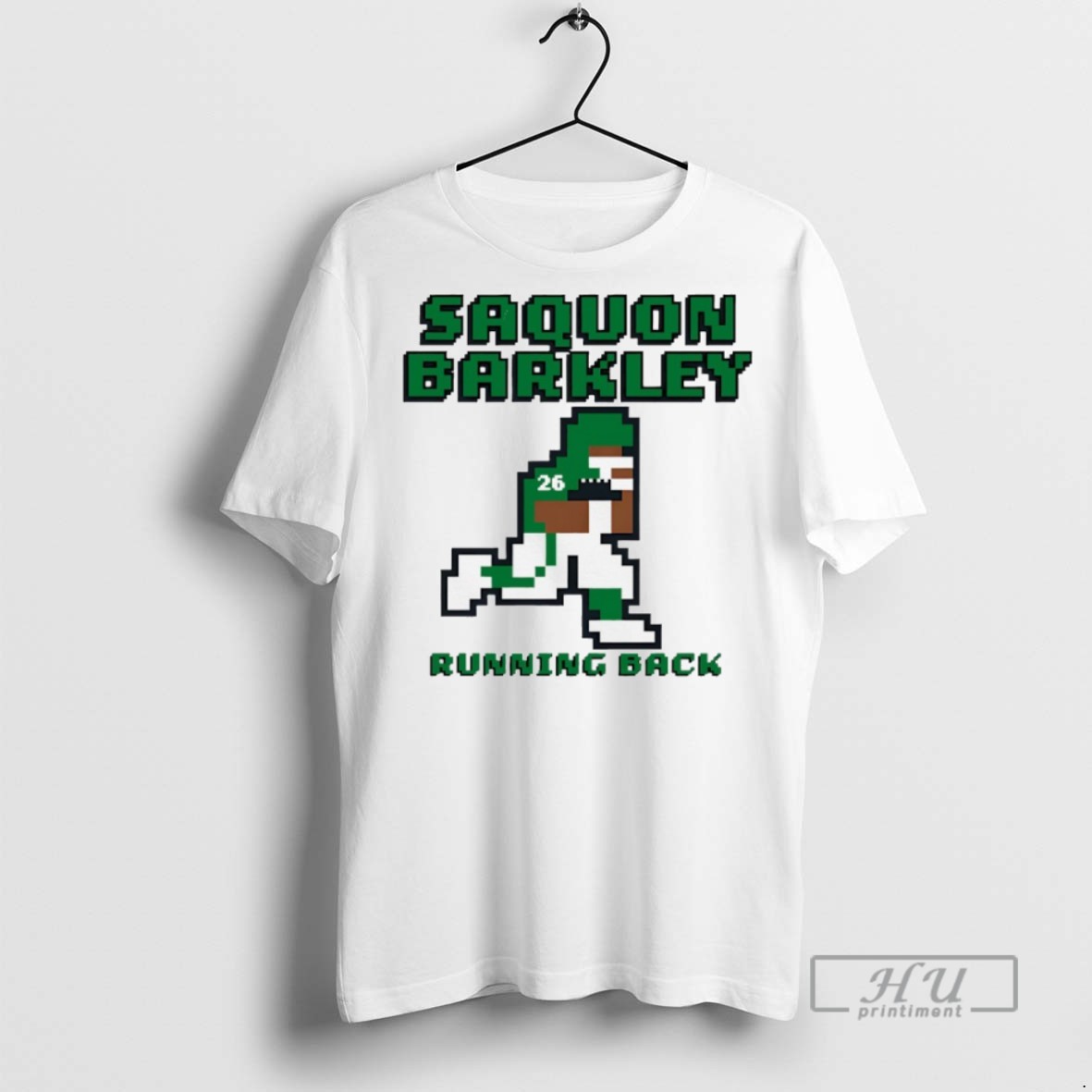Officials Philadelphia Eagles Saquon Barkley Running Back Pixel T Shirts Sweatshirt Hoodies
