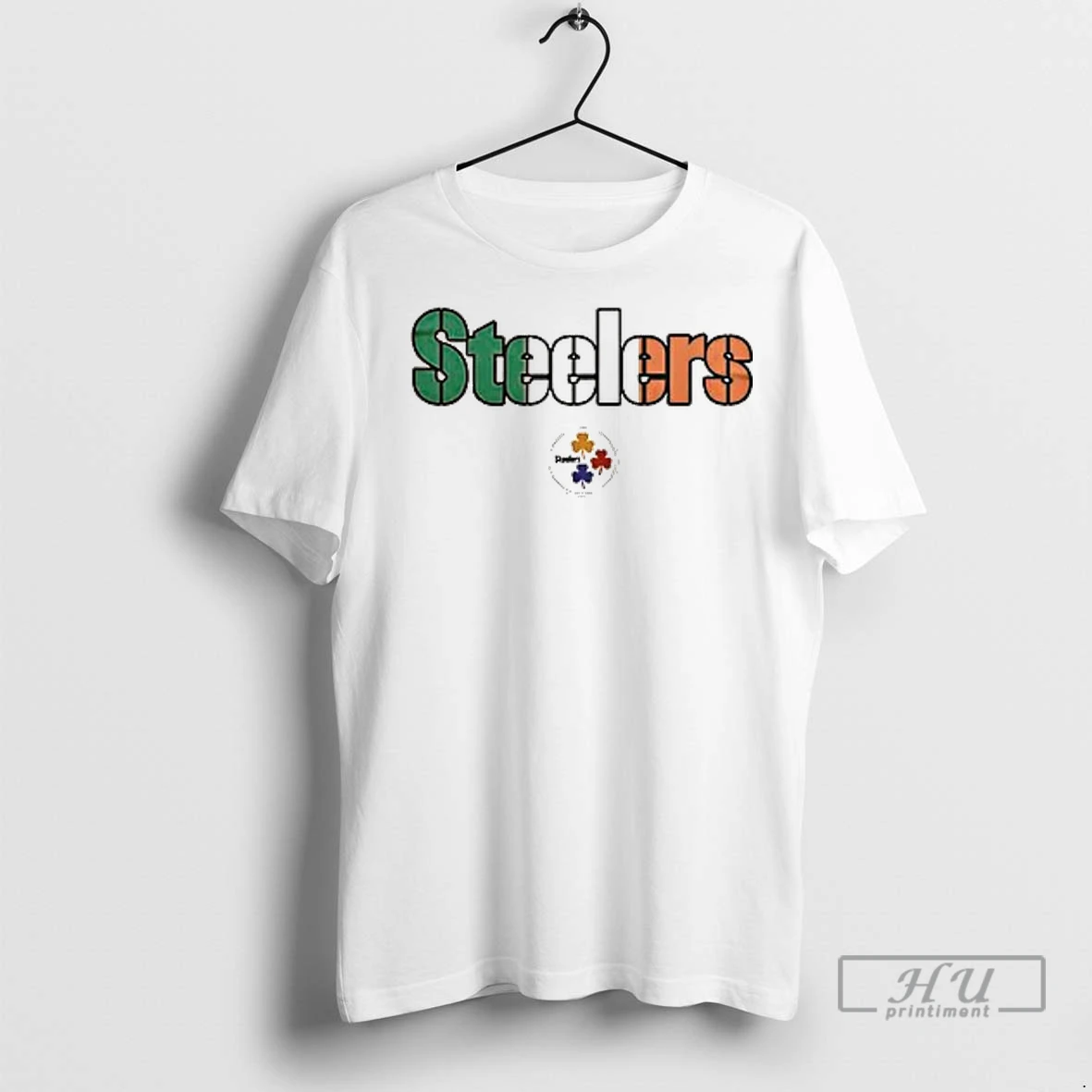 Officials Pittsburgh Steelers 2025 Ireland 2 Sided T Shirts Sweatshirt