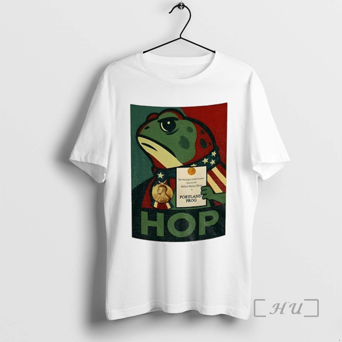 Officials Portland Frog Hop Nobel Peace Prize Meme T Shirt Sweater Hoodie