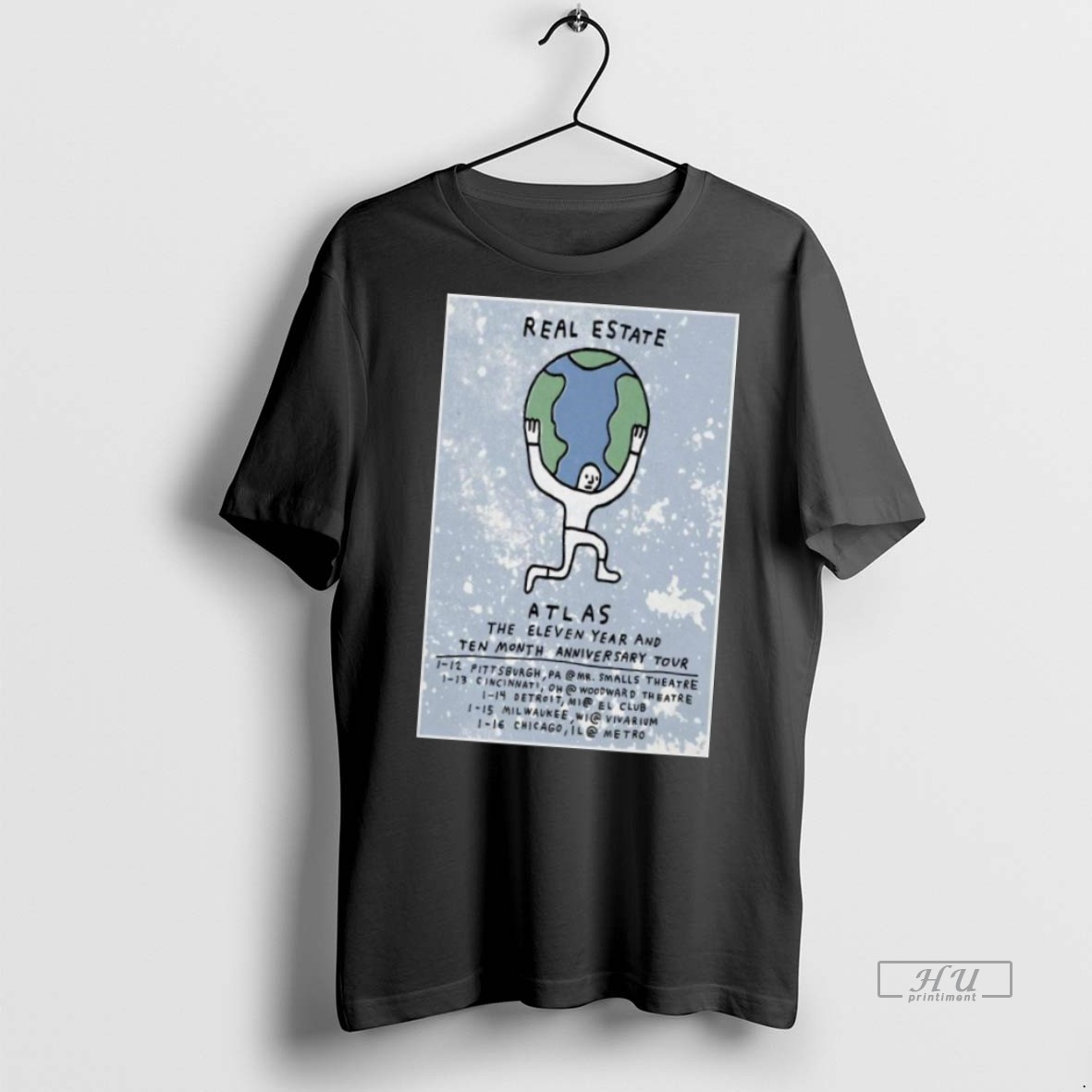 Officials Real Estate Atlas The Eleven Year And Ten Month Anniversary Tour 2026 Long Sleve Tee Shirt Sweater Hoodie
