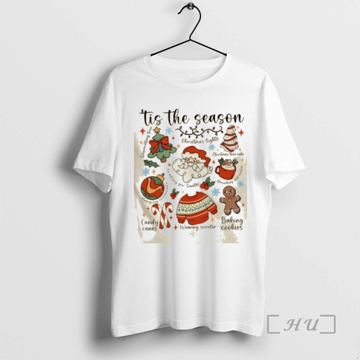 Officials Retro Ugly Christmas Doodles Funny Tee Shirt Sweater Hoodie