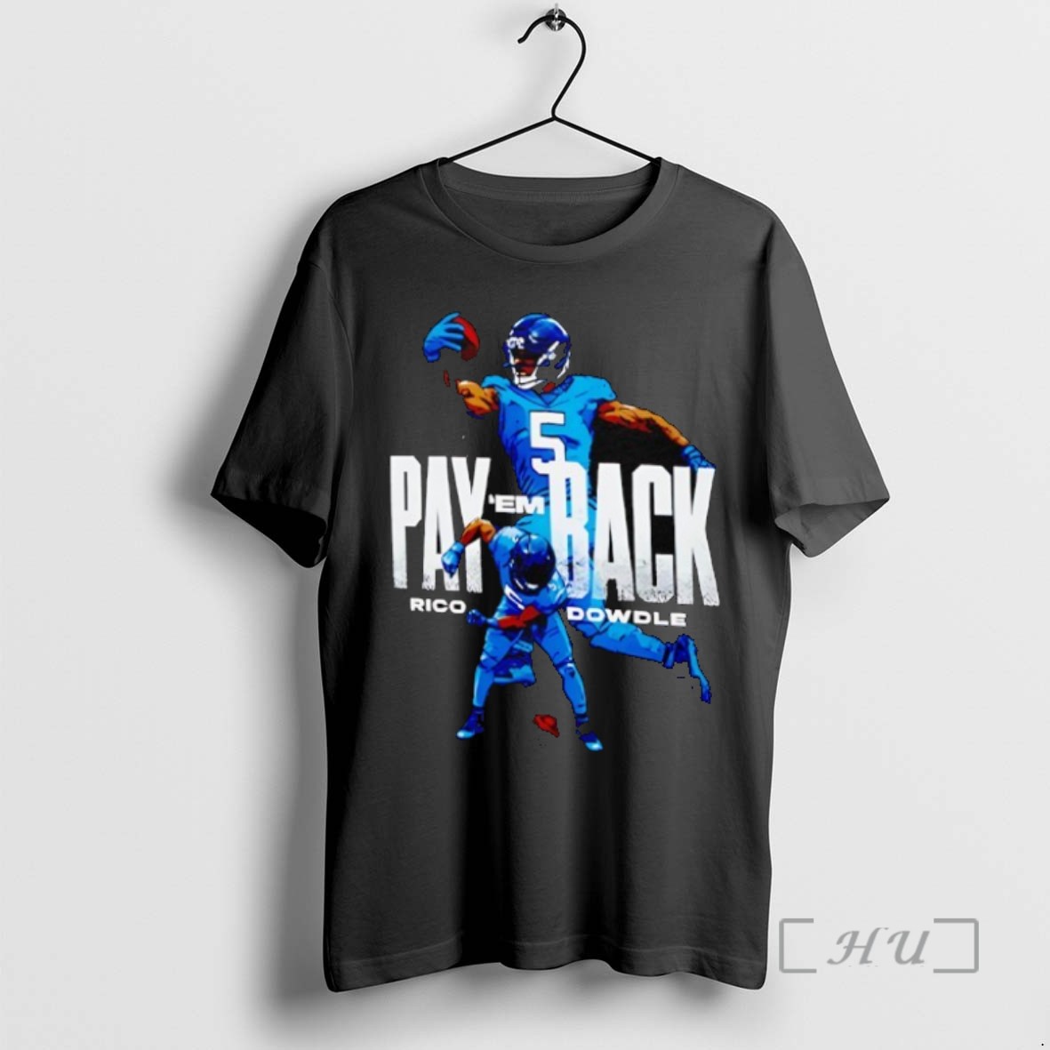 Officials Rico Dowdle Pay Em Back Carolina Panthers Football T Shirt Sweater Hoodie