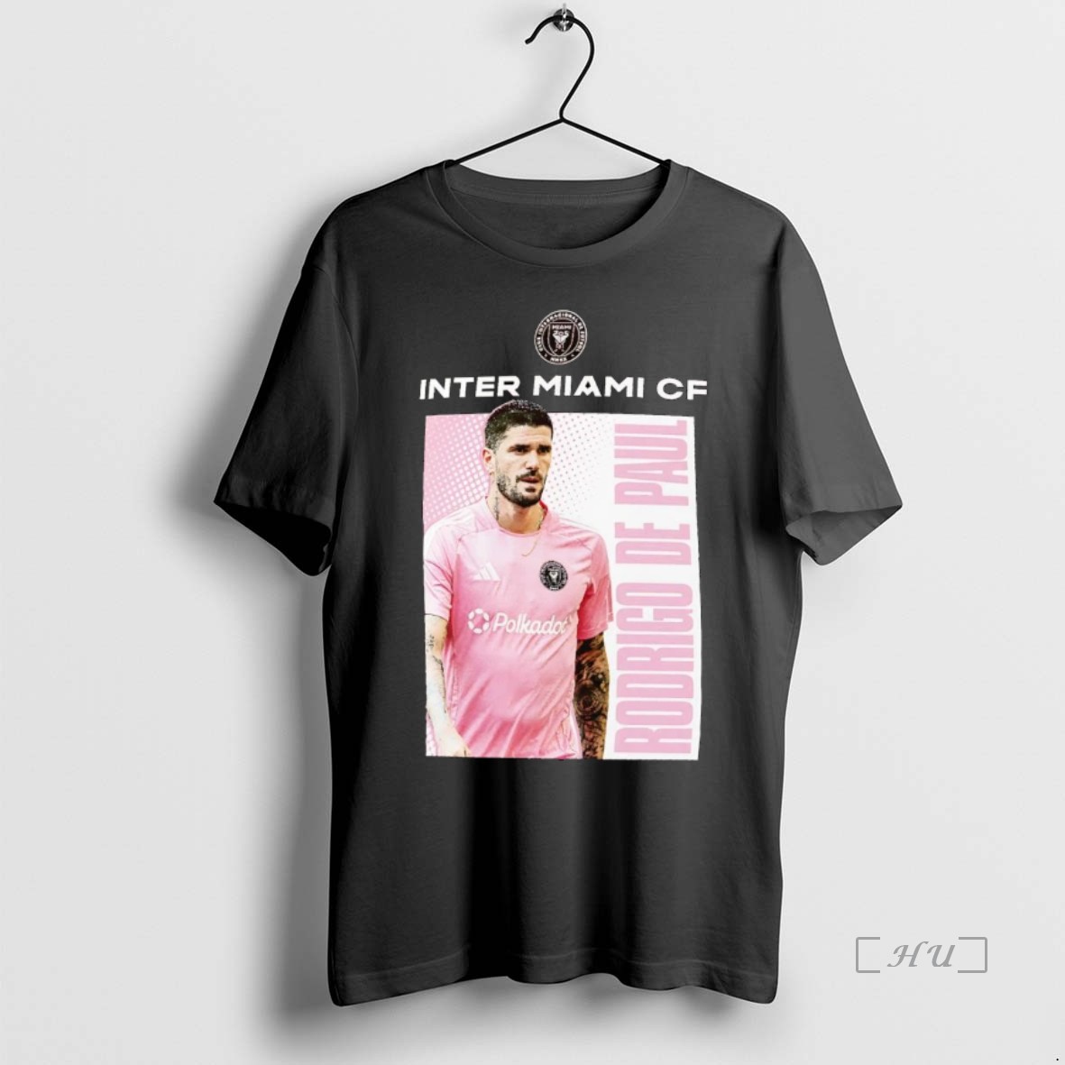 Officials Rodrigo De Paul Illustrated Player Inter Miami Cf T Shirts Sweater Hoodie