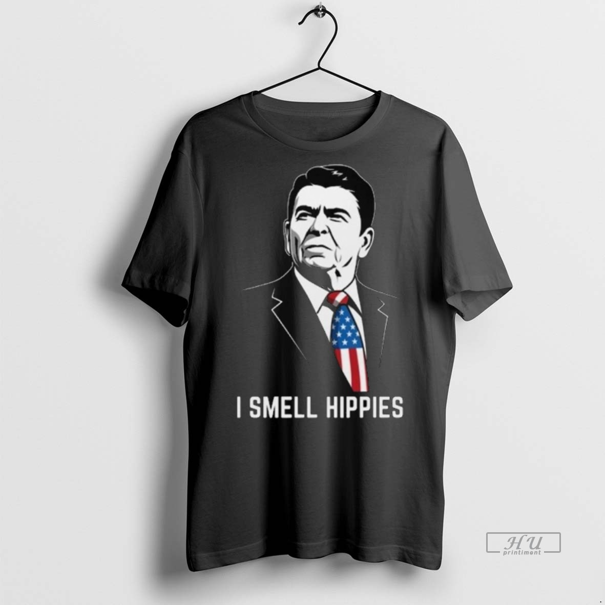 Officials Ronald Reagan I Smell Hippies Long Sleve Tee Shirt Sweater Hoodie
